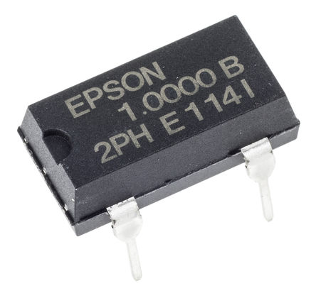 1 MHz 晶体振荡器, ±50ppm, CMOS输出, 25pF, 4针 PDIP封装, 13.7 x 6.6 x 5.3mm
